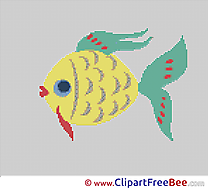 Fish printable Cross Stitches download