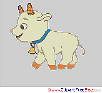 Goat Patterns printable Cross Stitch