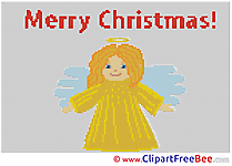 Angel Christmas Cross Stitches free