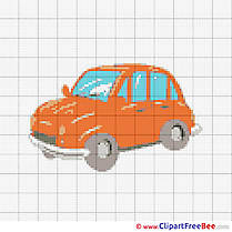 Car printable Cross Stitches for free