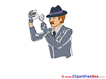 Clues Loupe Detective printable Images for download