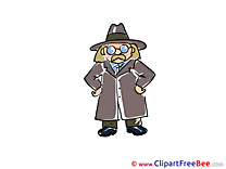 Detective Clipart free Illustrations