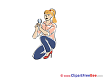 Woman Detective Pics free Illustration