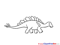 Stegosaurus Clip Art download for free