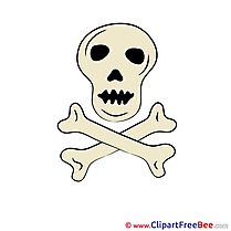 Bones Skull Clipart free Illustrations
