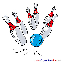 Bowling Pins Ball free Cliparts for download