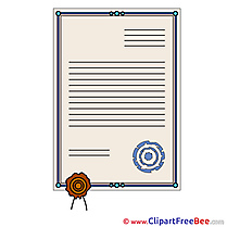 Certificate Cliparts printable for free