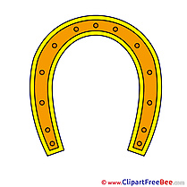 Horseshoe printable Illustrations for free