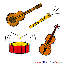 Instruments Music download Clip Art for free