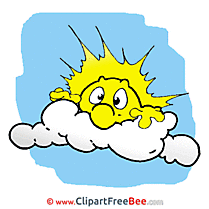 Sun Cloud download Clip Art for free