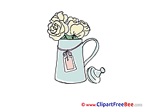 Watering Can Clipart free Illustrations