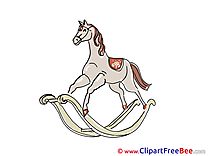 Wooden Horse Pics printable Cliparts