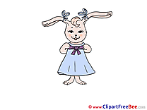 Bunny Girl Pics Easter free Cliparts