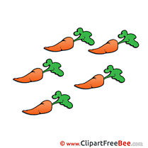 Carrots Easter Clip Art for free