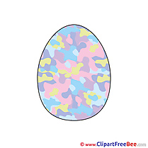 Colored Egg printable Easter Images
