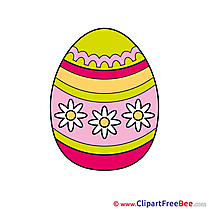 Decorated Egg Easter Clip Art for free