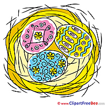 Nest Egg download Easter Illustrations