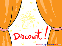 Curtains Discount Business Clip Art for free