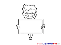 Coloring Man Clipart Finance free Images