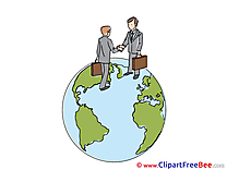 Global Planet Clipart Finance Illustrations