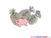 Money Piggy Bank download Clipart Finance Cliparts