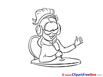 Radio Presenter Clipart Finance free Images