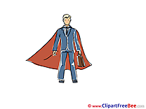 Superman Pics Finance Illustration