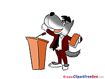 Wolf Speaker download Finance Illustrations
