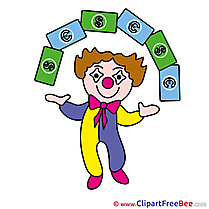 Clown Pics Money free Image