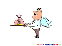 Waiter download Clipart Money Cliparts