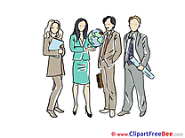 Colleagues Globe Office Clip Art download for free