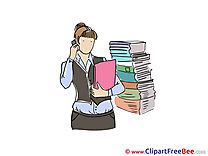 Documentation Woman Office free Illustration download