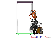 Dog Banner free printable Cliparts and Images