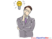 Idea Man free Illustration download