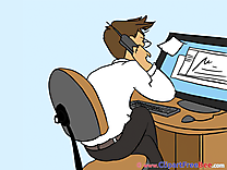 Monitor Computer Manager Office Clip Art download for free