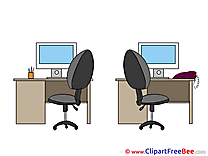 Office Chairs download Clip Art for free