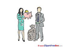Piggy Bank Bags Money Clip Art download for free