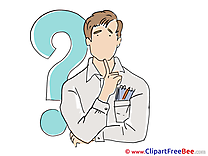 Qustion Job Office download Clip Art for free