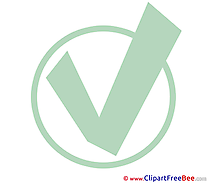 Choise Check Mark Presentation Clip Art for free