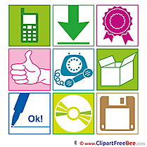 Pictogram Office printable Presentation Images