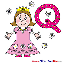 Q Queen download Clipart Alphabet Cliparts