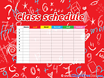 Class Schedule Clipart free Illustrations