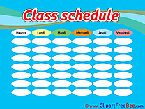Picture Class Schedule Images download free Cliparts