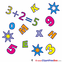 Equation Arithmetic Pics First Day at School free Cliparts