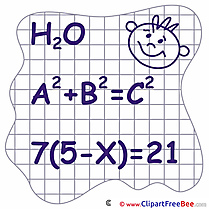 Equation free Cliparts First Day at School