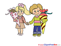 Friends Pupils download Clipart First Day at School Cliparts