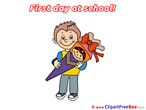 Gift Boy Pics First Day at School free Image