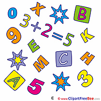 Math Arithmetic Clipart First Day at School free Images