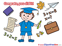 Student Boy Graduation Clip Art for free