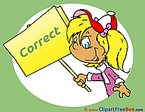 Correct Girl download Clipart School Cliparts
